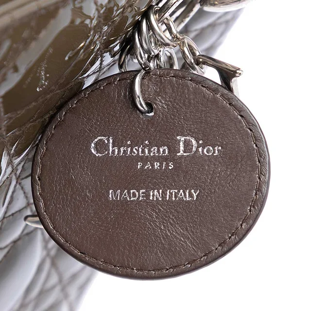 Dior Lady Medium Patent Brown in Brown Patent leather from SACLÀB, photo 5 of 6