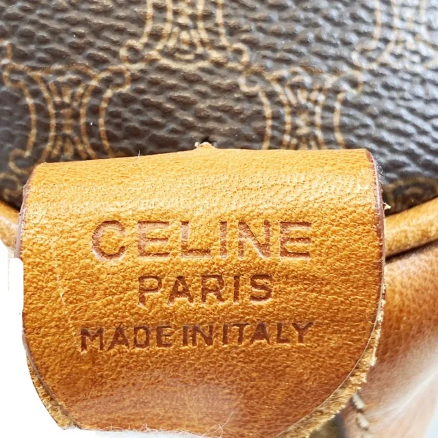 Celine Macadam Coated Canvas Boston Bag in Brown Coated canvas from LuxUness, photo 4 of 9
