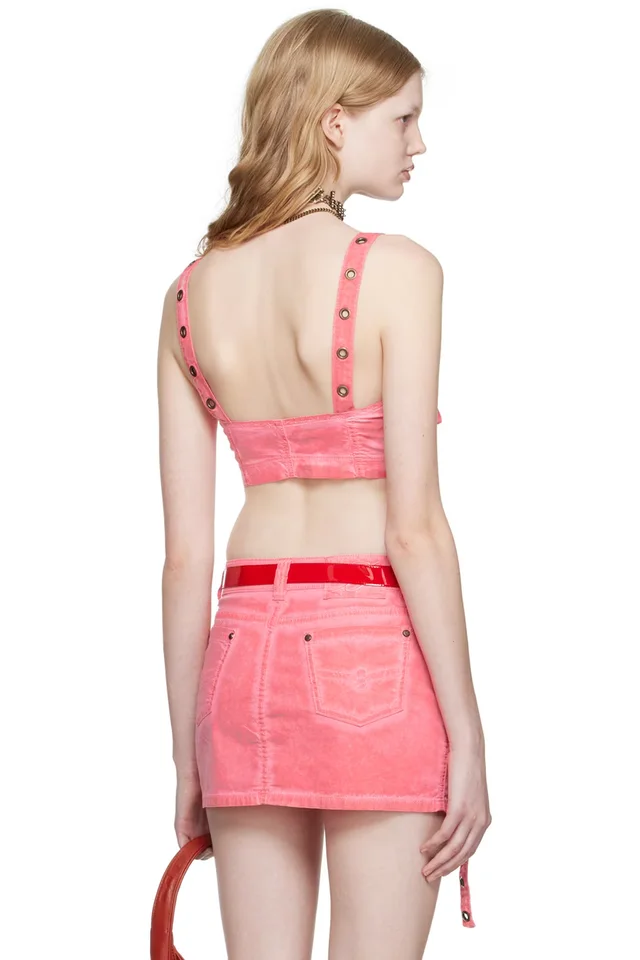Blumarine SSENSE Exclusive Pink Tank Top, photo 3 of 4 from SSENSE