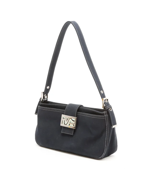 Fendi FF Denim Bag in Denim from A Retro Tale, photo 2 of 9
