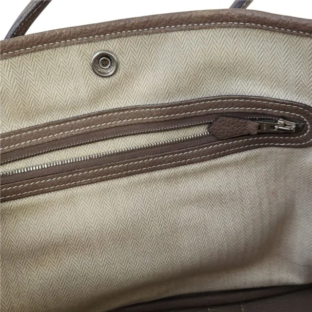 Hermès Garden PartyTPM Negonda Handbag in Beige Calfskin from LuxUness, photo 8 of 16