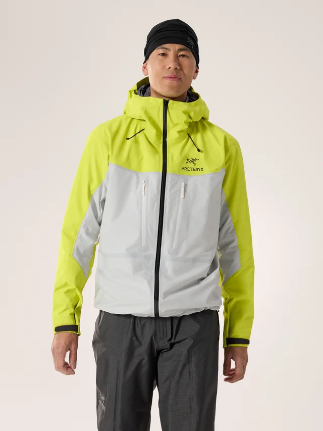 Arc'teryx Alpha Jacket Men's in Body: 20D Hadron™ - 3L GORE-TEX® PRO, 78gsm, FC0 DWR - 94% Nylon, 6% Polyarylate with ePE & PU Membrane 100% Nylon Backing ·…, photo 1 of 1
