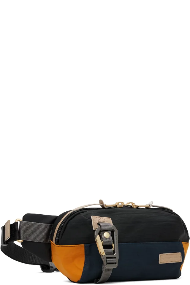 master-piece Black Link Waist Belt Bag, photo 2 of 4 from SSENSE