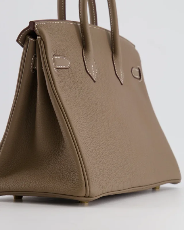 HOT* Hermès Birkin Retourne 25 Bag in Taupe Togo leather from Sellier, photo 10 of 22