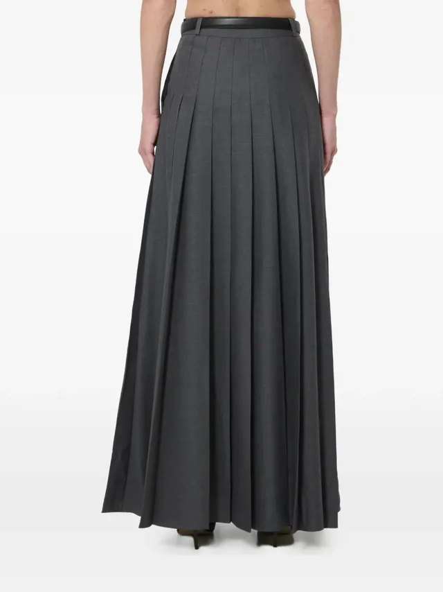 Self-Portrait Pleated maxi skirt, photo 6 of 6 from SENSER