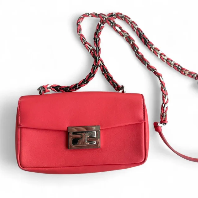 Fendi Women's Bag - Red/Pink in red|pink from Depop, photo 1 of 1