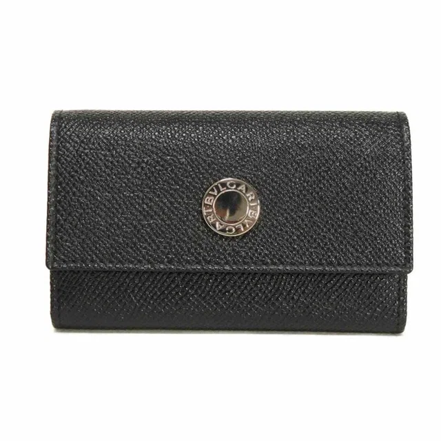 Bvlgari Classico Grained Calf Leather Key Case in Calfskin from LuxUness