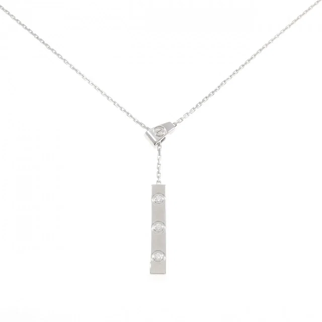 Cartier Love 750 White Gold Diamond Necklace in White from LuxUness
