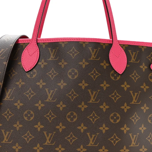 Louis Vuitton Monogram Inside Out Neverfull Bandouliere MM Rose Pondichery in Pink Coated canvas from FASHIONPHILE, photo 7 of 10