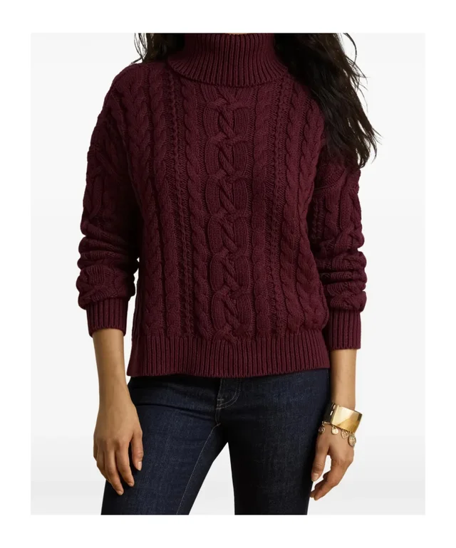 Lauren Ralph Lauren Cable-Knit Turtleneck Jumper, photo 4 of 7 from SENSER