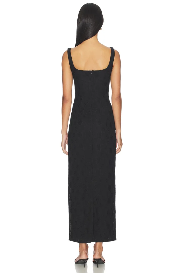 MORE TO COME Lainey Maxi Dress in Black, photo 3 of 3 from REVOLVE (Canada)