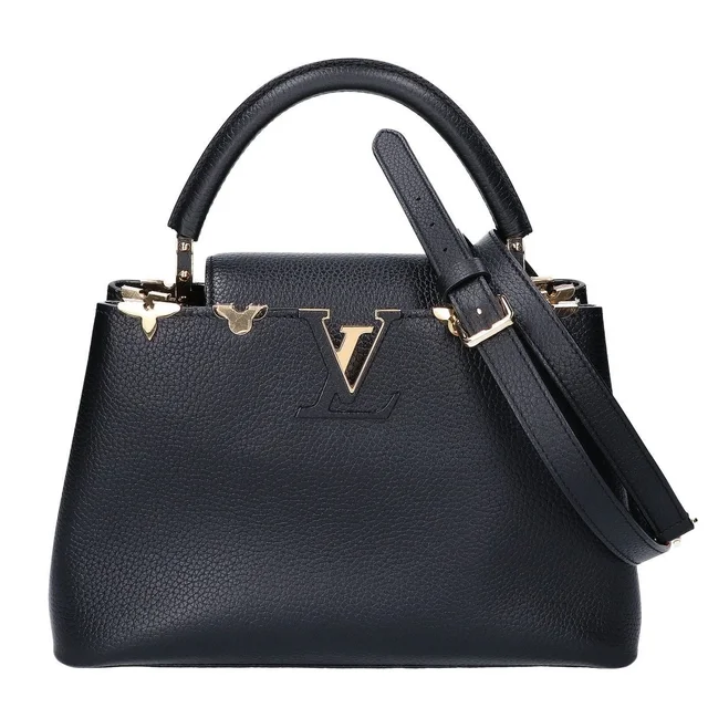 Louis Vuitton Capucines MM Taurillon Leather 2-Way Shoulder Ha Bag in Leather from The Reluxe