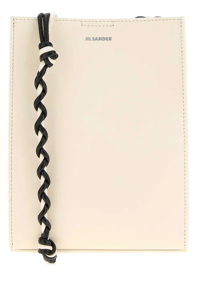 Jil Sander Shoulder Bag — Beige in Beige Calfskin from HEWI