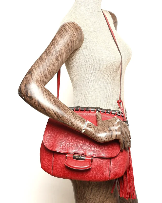 Gucci Bamboo Nouveau Fringe Bag in Leather from A Retro Tale, photo 8 of 8