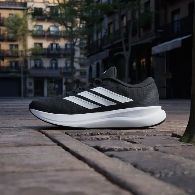 Adidas RUNFALCON 6 WIDE Shoes in Black, photo 5 of 8 from adidas (US)