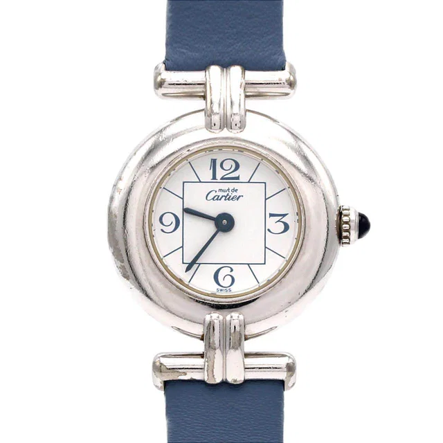 Cartier Must Colisee Au925 Quartz in Crocodile from LuxUness