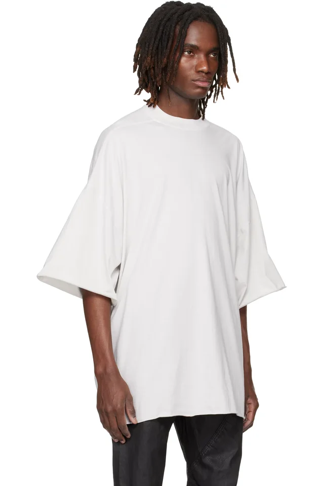 Rick Owens DRKSHDW Off-White Temple Tommy T-shirt, photo 2 of 4 from SSENSE