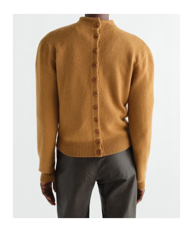 Lemaire reversible buttoned sweater in cashmere, photo 4 of 5 from SENSER