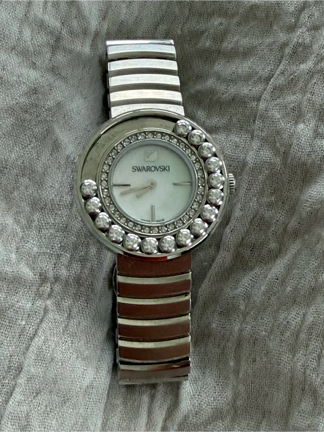 Swarovski Watch Women's Swiss Lovely Crystals Stainless Steel Bracelet 35mm in silver|gray|white from Poshmark