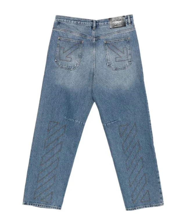 Off-White Arrows cotton jeans, photo 2 of 3 from SENSER