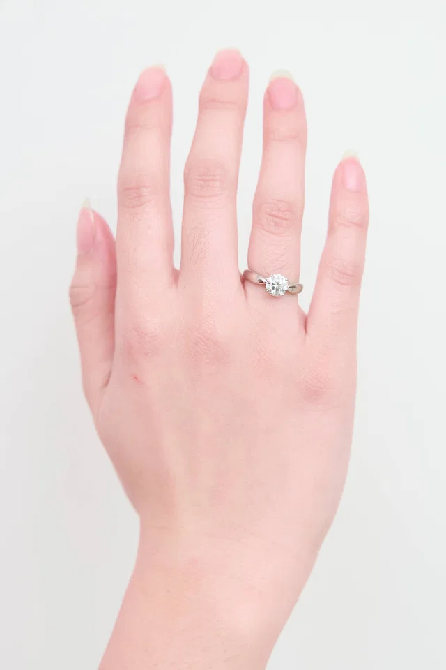 Tiffany & Co. Diamond and Platinum Engagement Ring from VSP Consignment