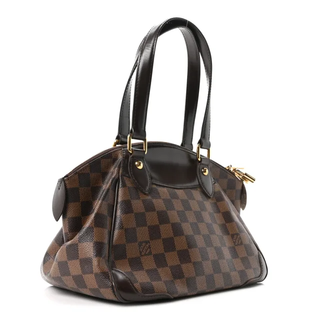 Louis Vuitton Damier Ebene Verona PM in Brown Coated canvas from FASHIONPHILE, photo 3 of 9