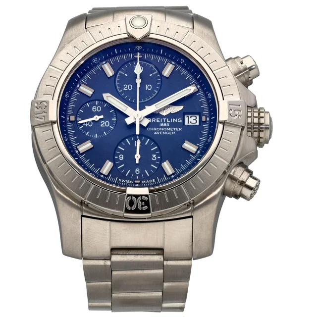 Breitling Avenger A13385 43mm Stainless Steel Watch from H&T