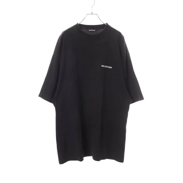 Balenciaga Logo Print Oversized Cotton T Shirt from LuxUness