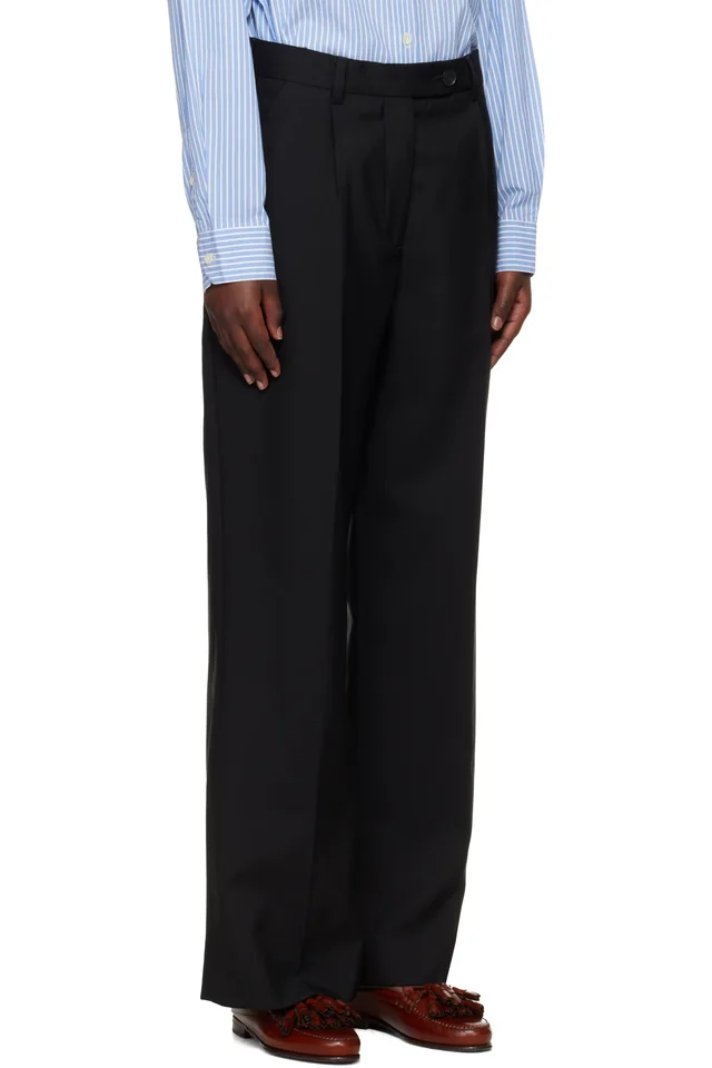 mfpen Black Primary Trousers, photo 2 of 4 from SSENSE