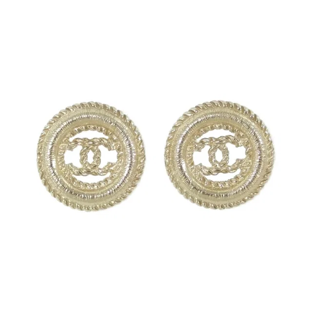 Chanel Earrings Gold in Gold from The Reluxe