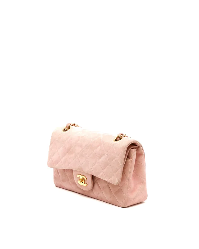Chanel Classic Medium Suede Double Flap Bag in Suede from A Retro Tale, photo 2 of 10