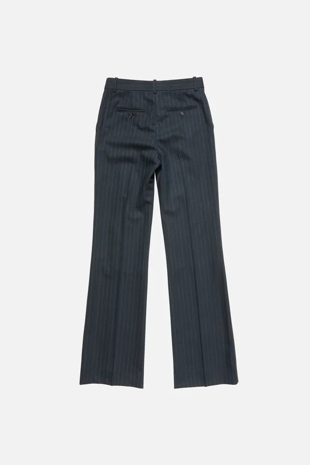 Acne Studios PINSTRIPE WOOL SUIT TROUSERS, photo 2 of 6 from SENSER