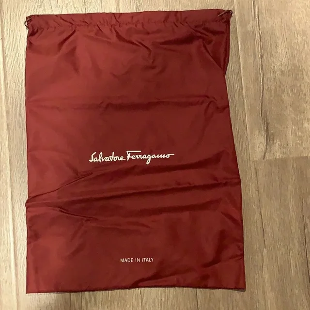 Ferragamo Salvadorferragamo Satindustbag in red from Poshmark