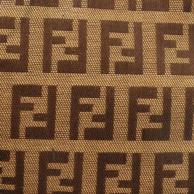 Fendi Vinyl Zucchino Mamma Forever Baguette Bag in Canvas from A Retro Tale, photo 7 of 12