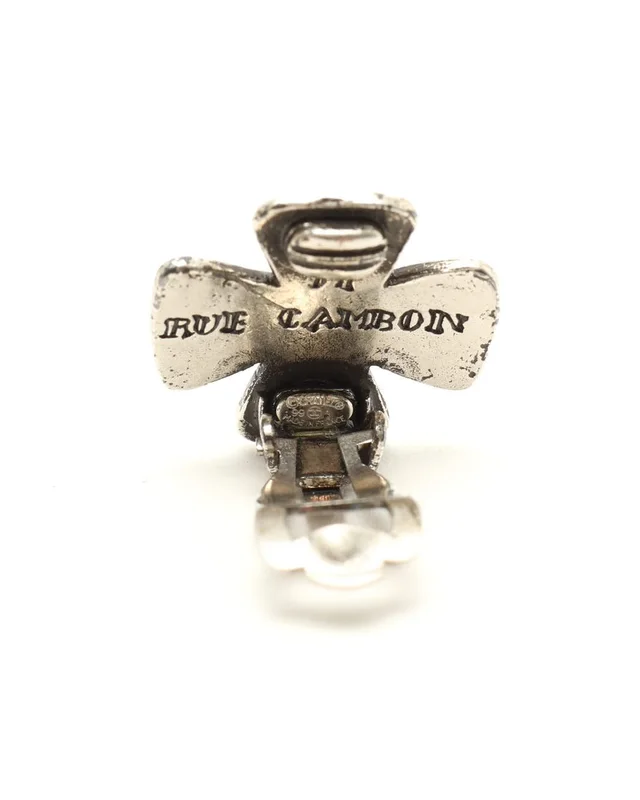 Chanel Clover Clip-on Earrings from A Retro Tale, photo 4 of 4