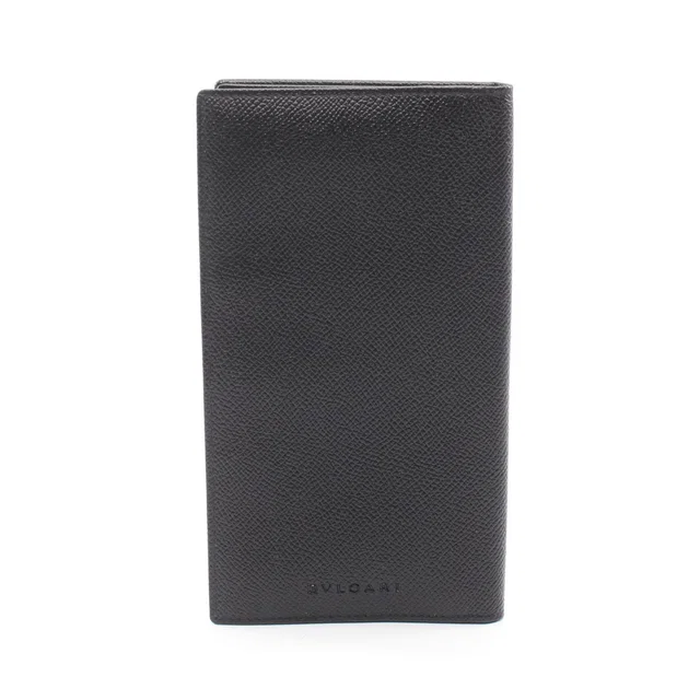 Bvlgari Classico Leather Long Wallet in Leather from LuxUness