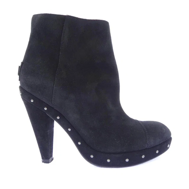 Burberry Blue Label Boots in Blue Leather from LuxUness
