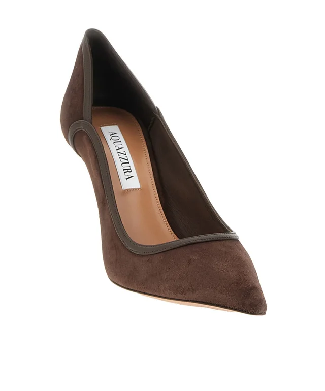 Aquazzura suede pointed-toe pumps, photo 2 of 4 from SENSER