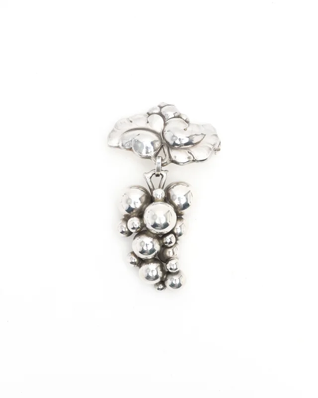 Georg Jensen Moonlight Grapes Brooch from A Retro Tale