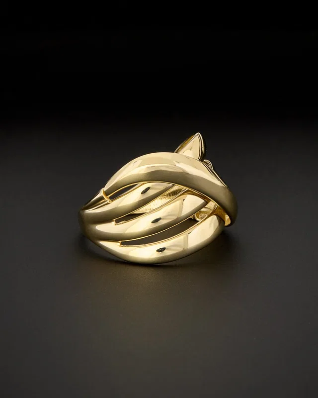 14K Italian Gold Crossover Ring, image 1 of 1 from Gilt