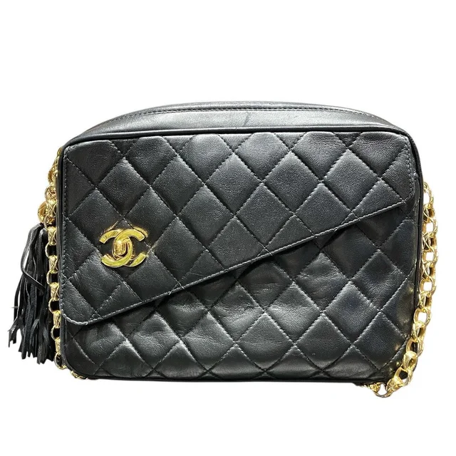 Chanel Quilted Shoulder Bag Lambskin in Lambskin from The Reluxe