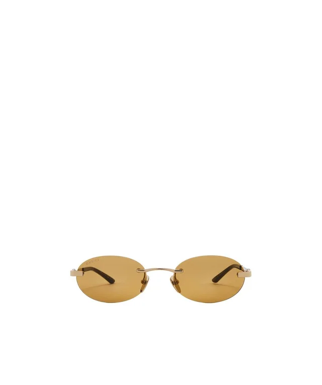 Eyewear Oval Frame Sunglasses