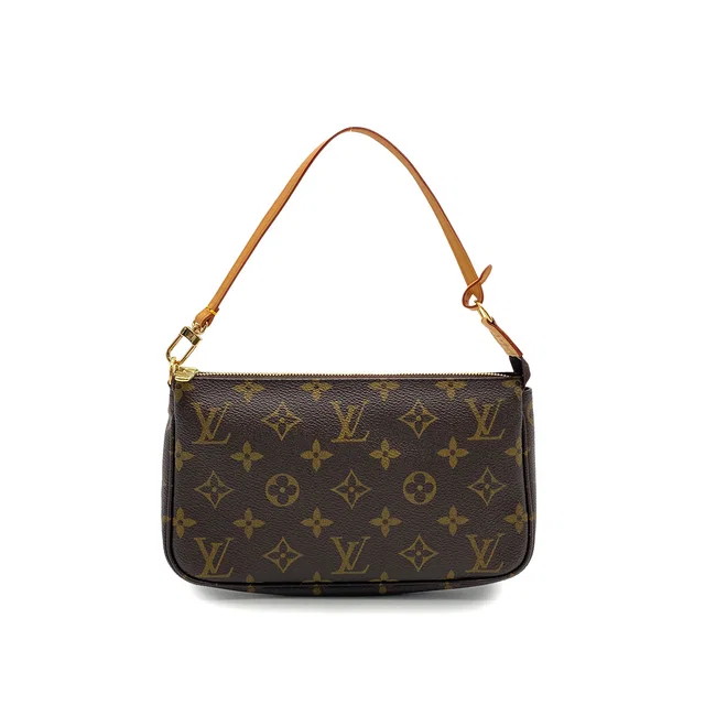 Louis Vuitton Monogram Pochette Accessoires Hand Bag M51980 in Coated canvas from Luxury Promise