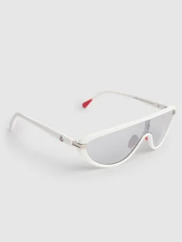 Moncler Mask Sunglasses in 0% Platinum, photo 2 of 5 from LUISAVIAROMA