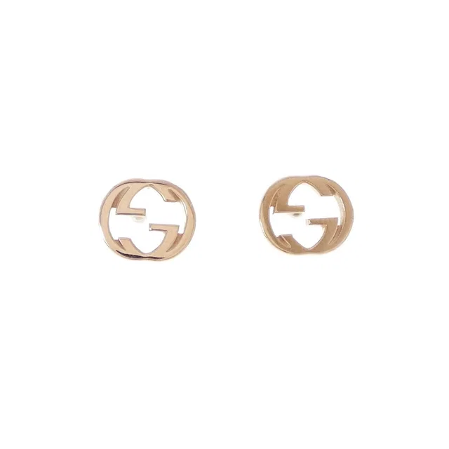 Gucci Interlocking G Earrings Gold in Gold from The Reluxe