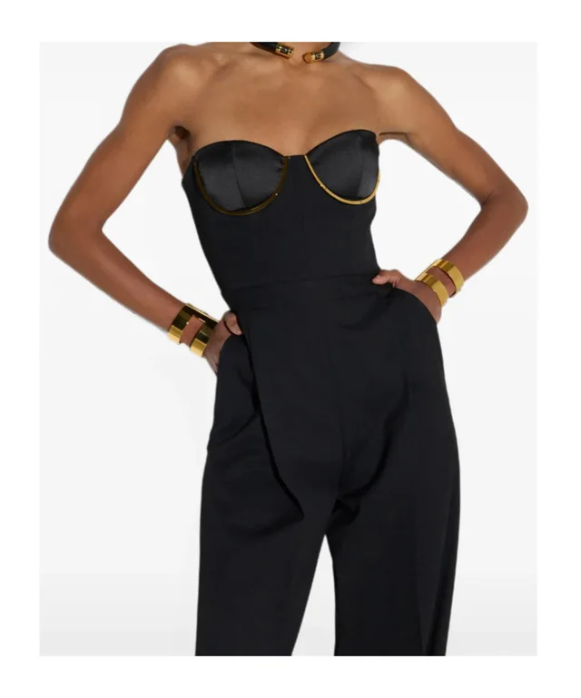Elisabetta Franchi Off-the-shoulder jumpsuit, photo 3 of 4 from SENSER