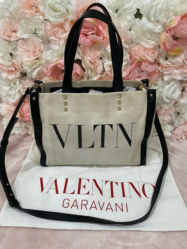 Valentino Garavani Vltn Canvas Tote in black Canvas from Poshmark