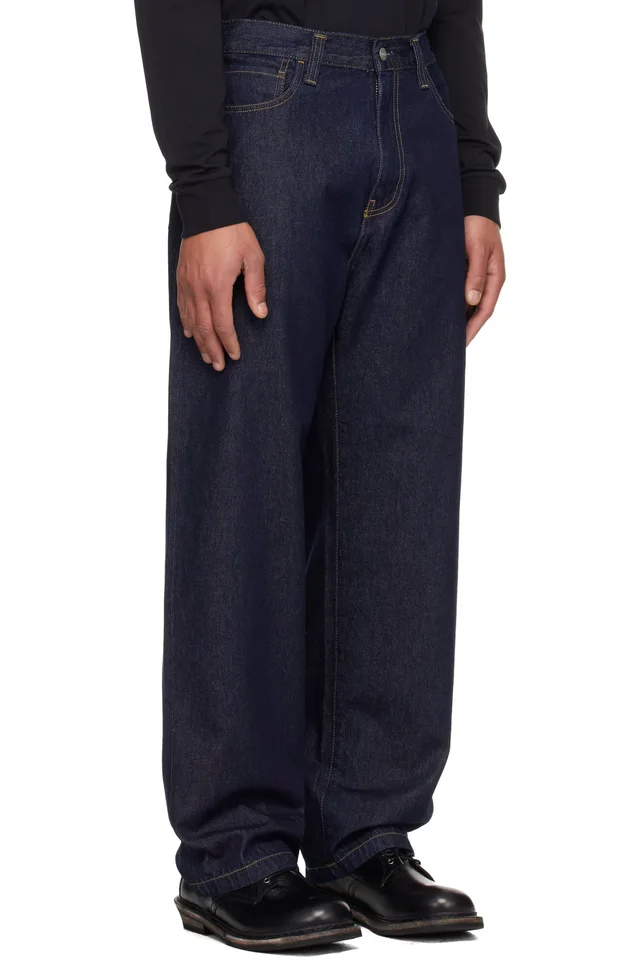 Carhartt Work In Progress Blue Landon Jeans, photo 2 of 4 from SSENSE