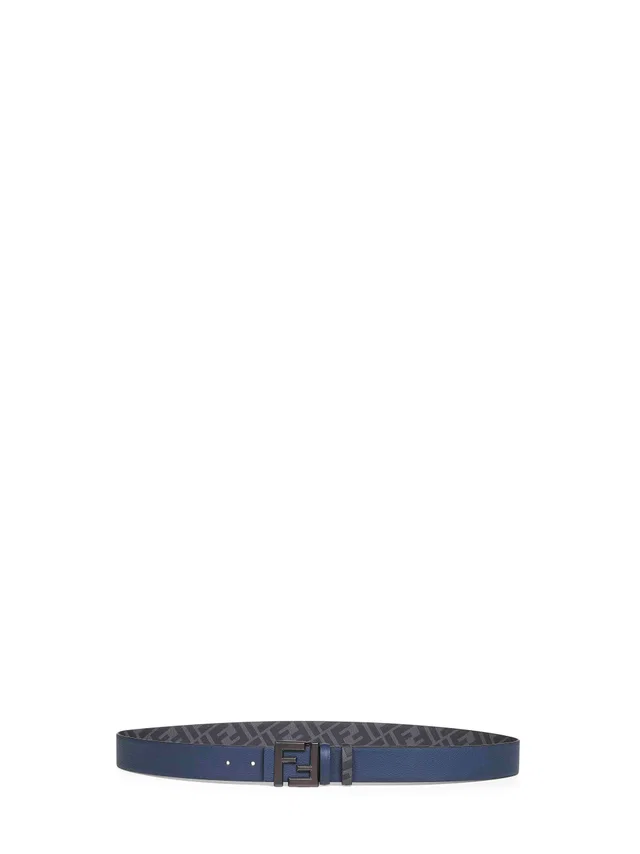 Fendi Ff Squared Belt — Blue Calf Leather in Blue Calfskin from HEWI