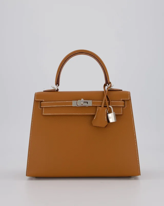 Hermès Kelly 25 Sellier Bag in Gold Epsom leather from Sellier, photo 2 of 2